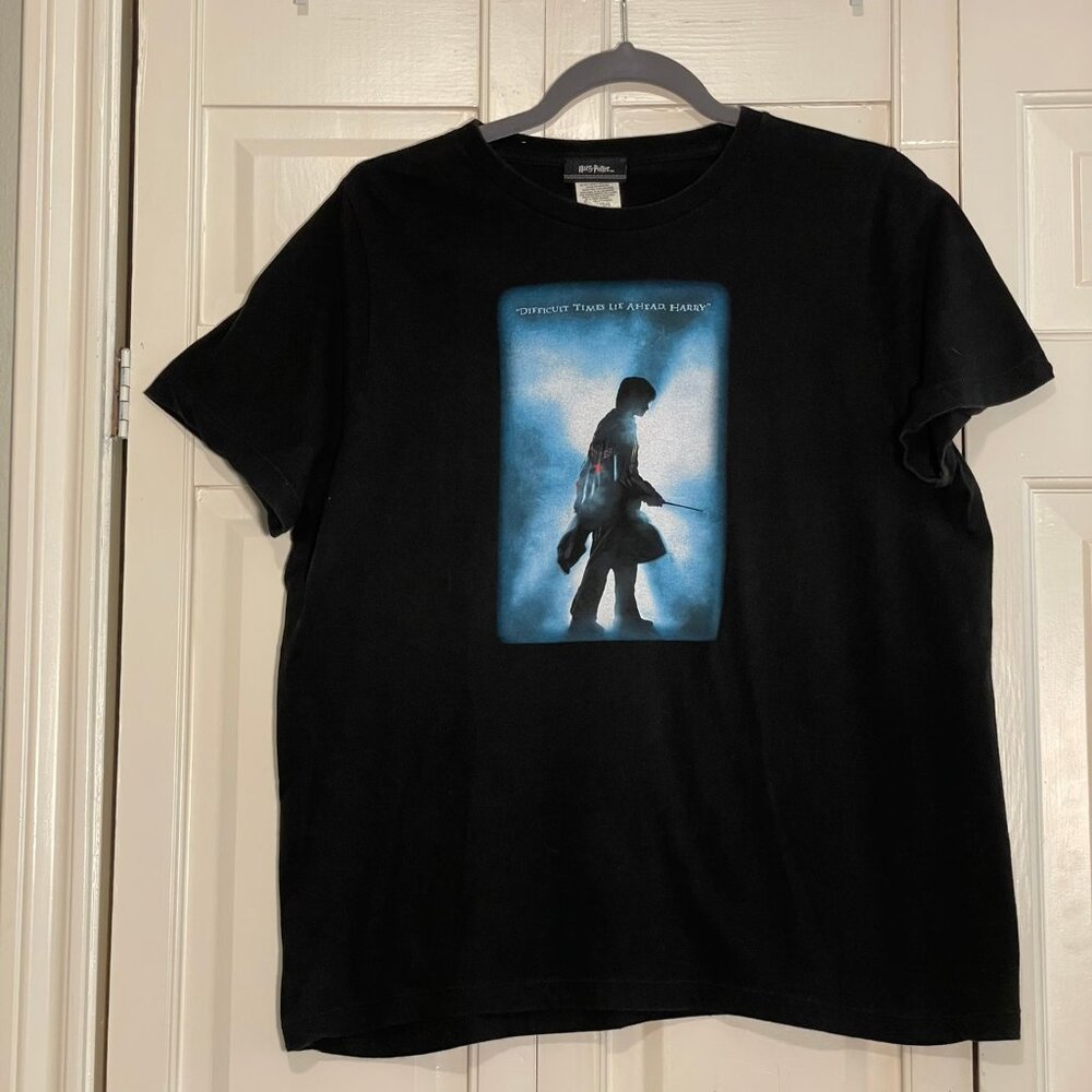 Harry Potter Goblet of Fire Women's Slim Fit Tee - 2X - Black - GUC